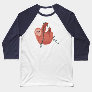 Lovely Sloth Baseball T-Shirt